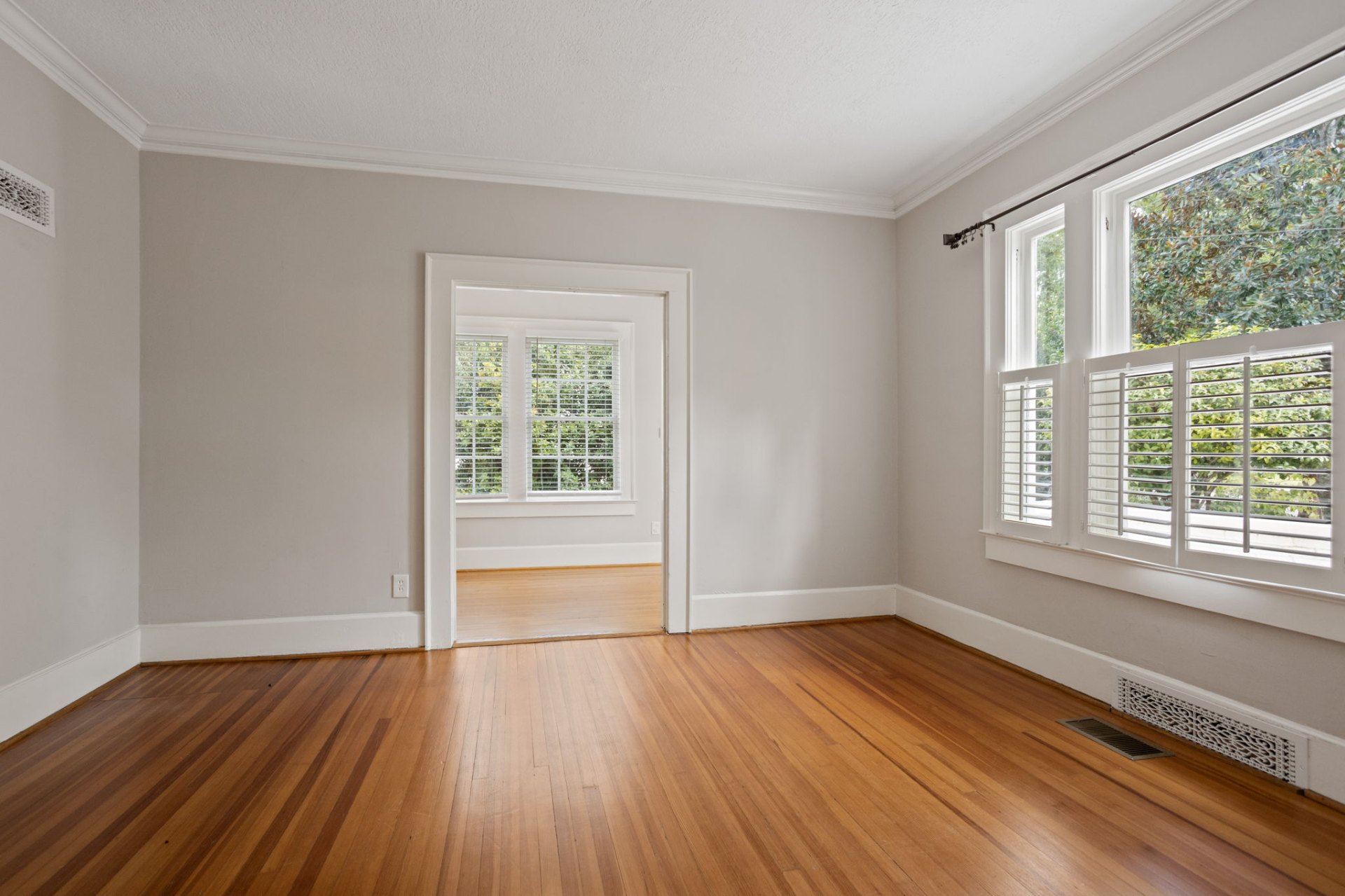 Empty study before staging