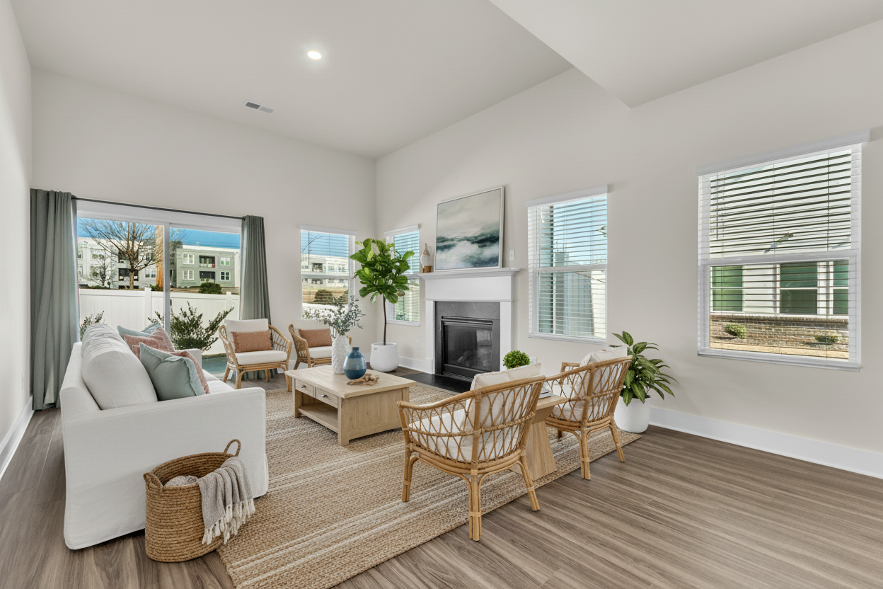 Coastal staging style example