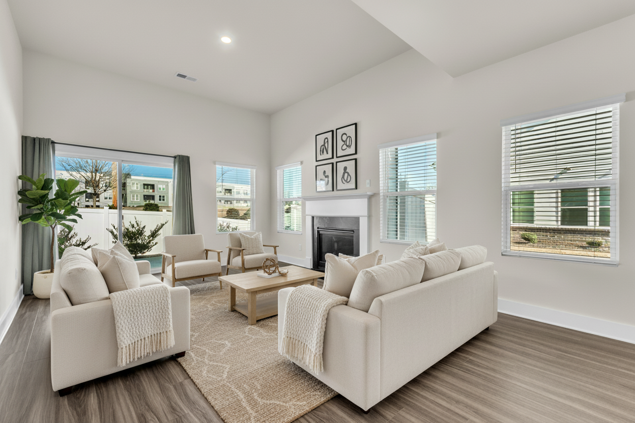 Scandinavian staging style example