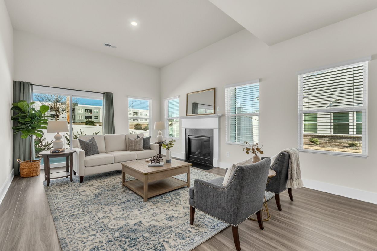 Transitional staging style example